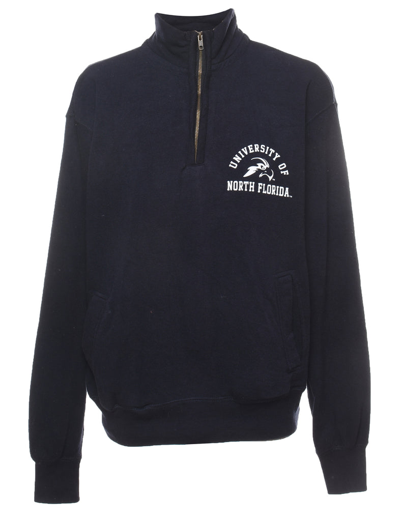 Quarter-Zip University Of North Florida Printed Sweatshirt - L