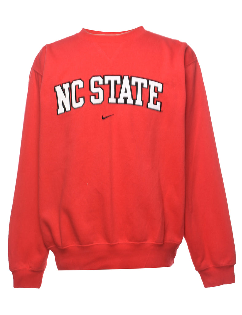 Red & Black NC State Nike Sweatshirt - L