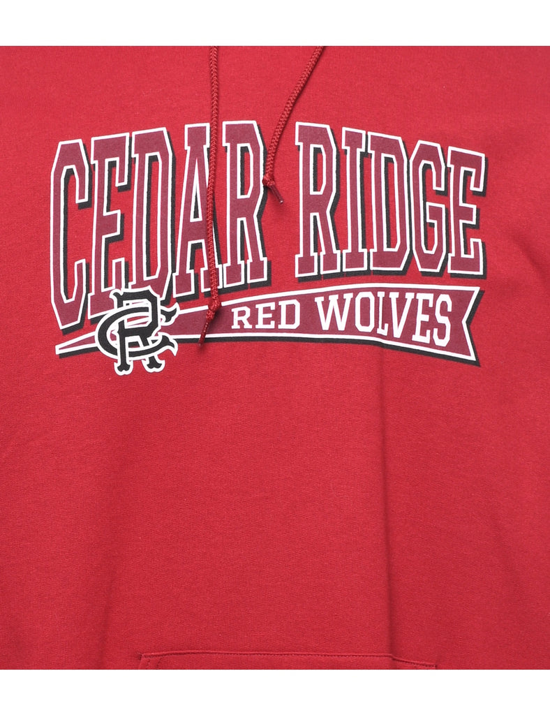 Red Cedar Ridge Printed Hoodie - XL