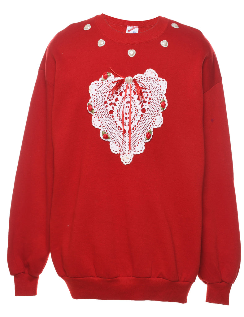 Red Christmas Sweatshirt - XL