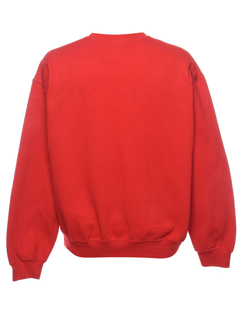 Red Christmas Sweatshirt - L