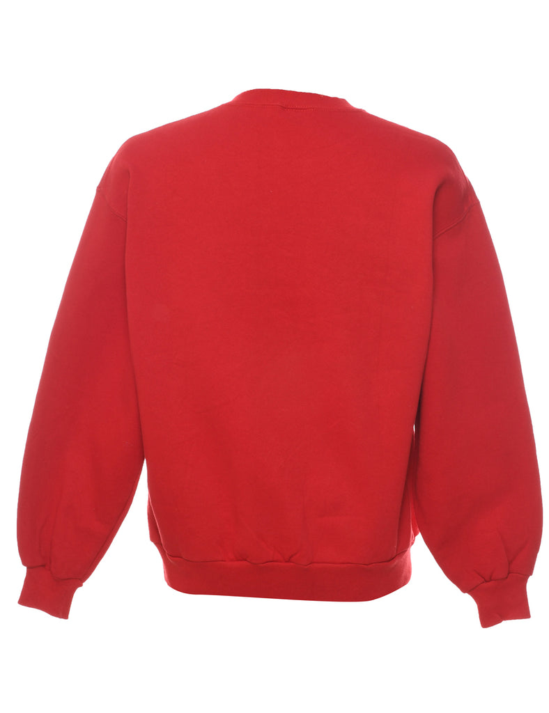 Red Christmas Sweatshirt - L