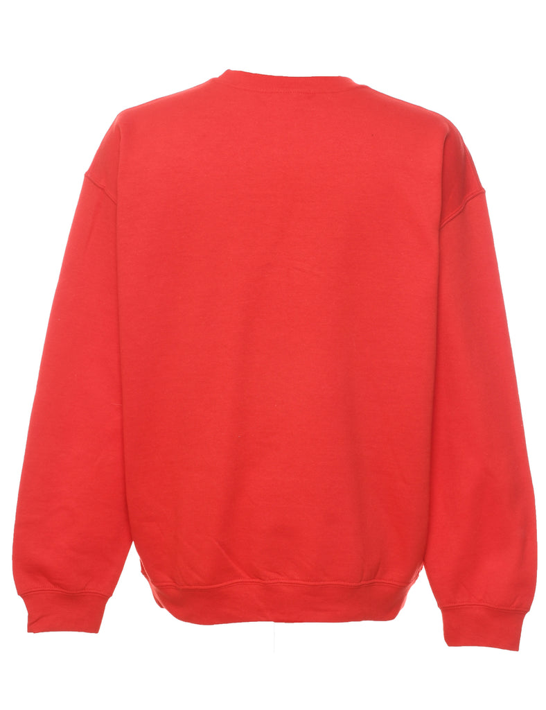 Red Christmas Sweatshirt - L