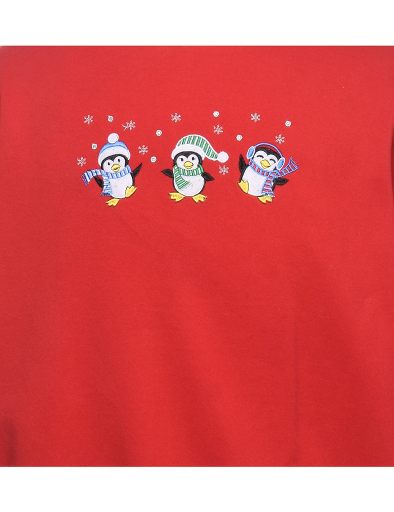 Red Christmas Sweatshirt - XL