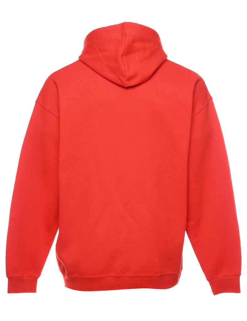 Red Coca-Cola Printed Hoodie - XL