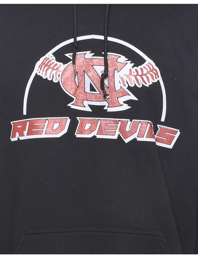 Red Devils Printed Hoodie - L