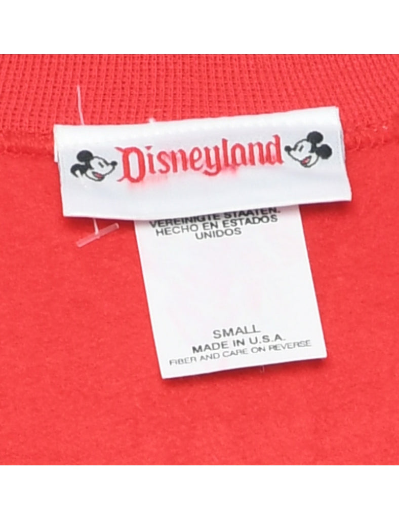 Red Disney Christmas Sweatshirt - S