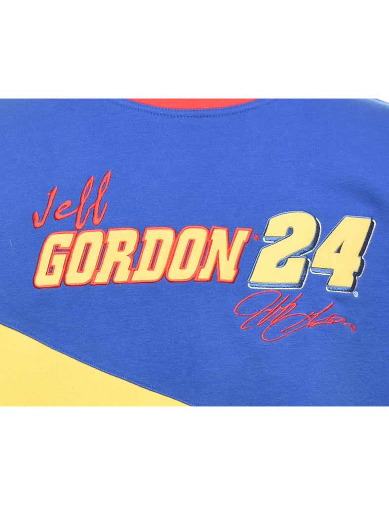 Red Jeff Gordan 24 Printed Sweatshirt - XL