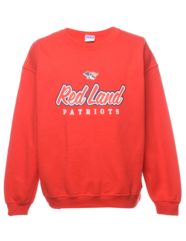 Red Land Patriots Printed Sweatshirt - L