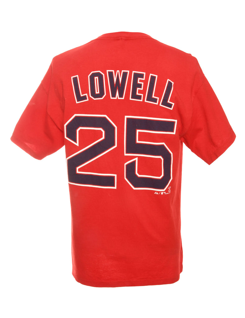 Red Lowell Printed T-shirt - M