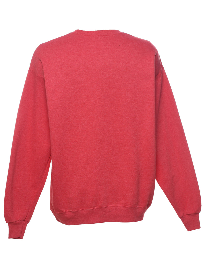 Red Plain Sweatshirt - XL