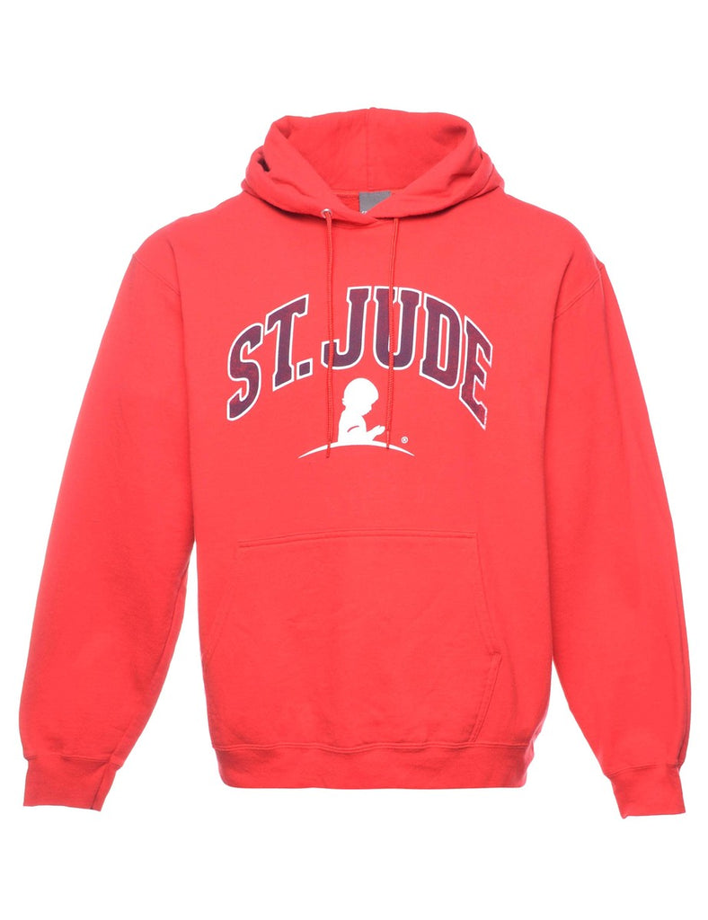 Red St. Jude Hoodie - L