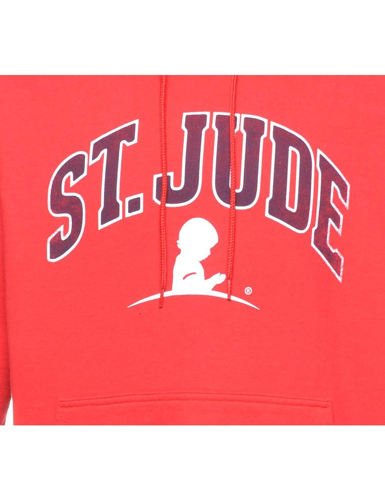 Red St. Jude Hoodie - L