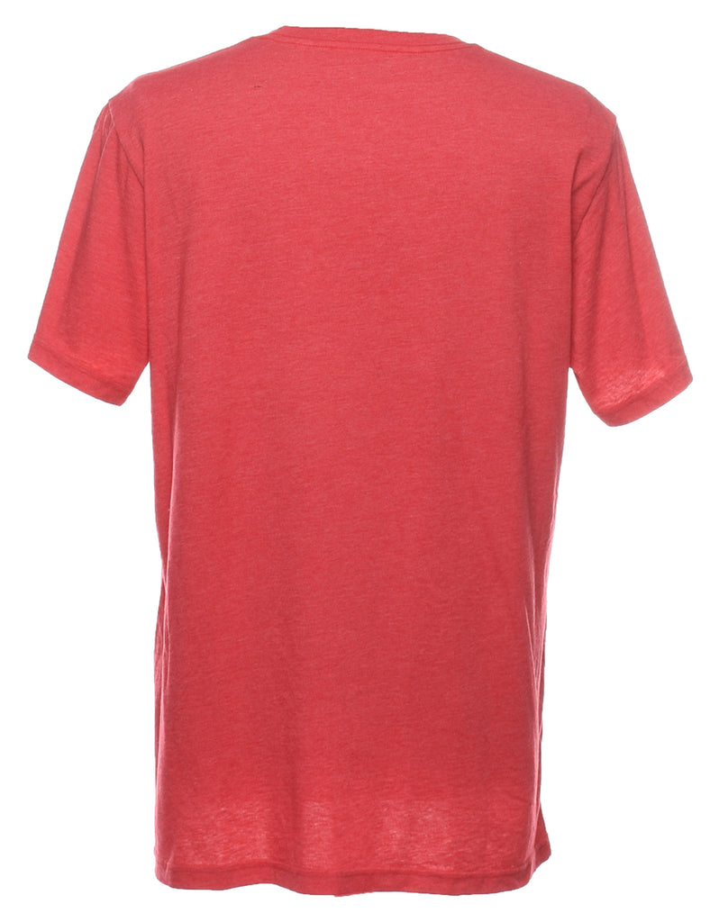 Red & White Coca-Cola Print T-shirt - XL