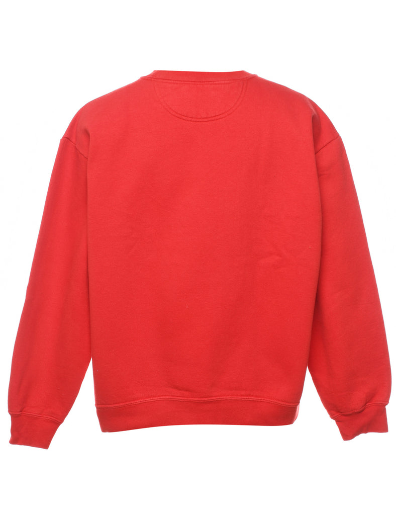 Red & White Fusion Hockey Sweatshirt - L