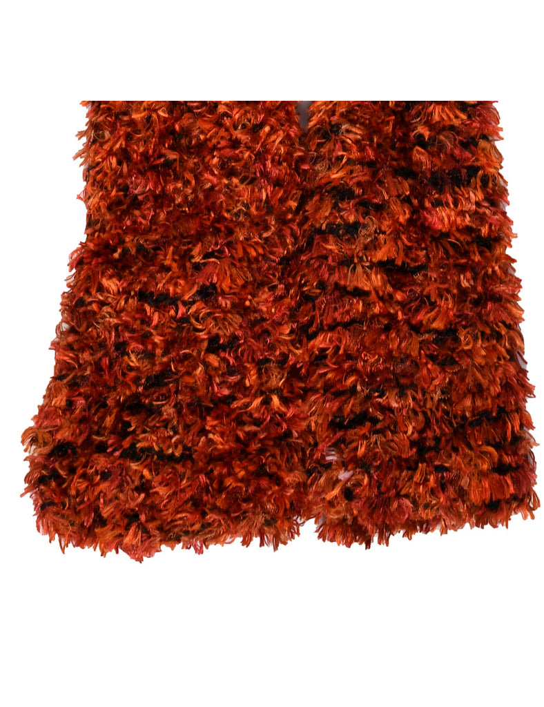 Red Winter Scarf - M