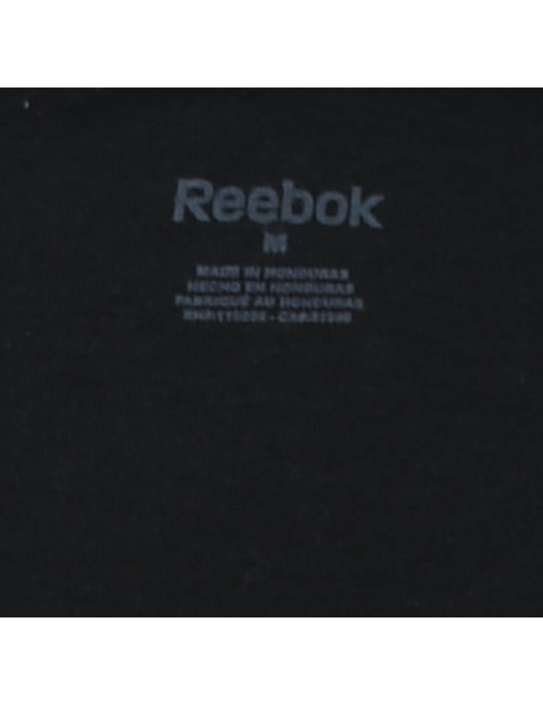 Reebok Printed Black, Grey & White UFC T-shirt - M