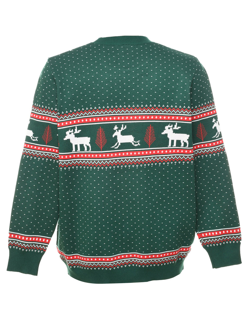 Reindeer Christmas Jumper - XL