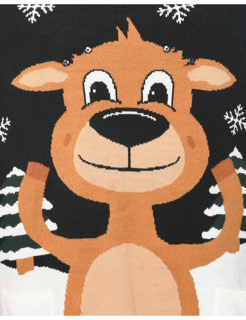 Reindeer Christmas Jumper - XL