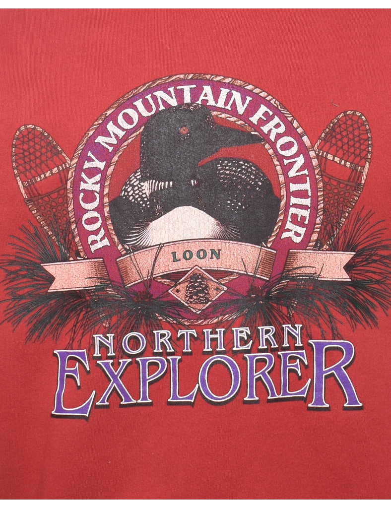 Rocky Mountain Frontier Printed Sweatshirt - S