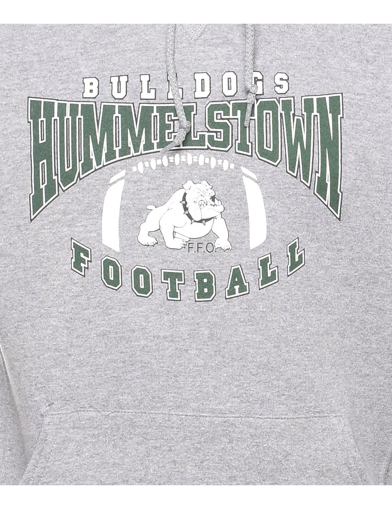 Russell Athletic Printed Light Grey Bulldogs Sweatshirt - S