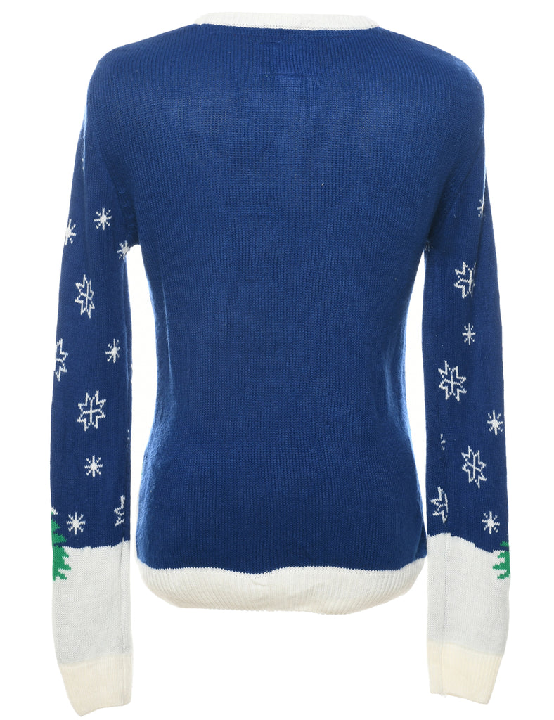 Santa Claus Christmas Jumper - M