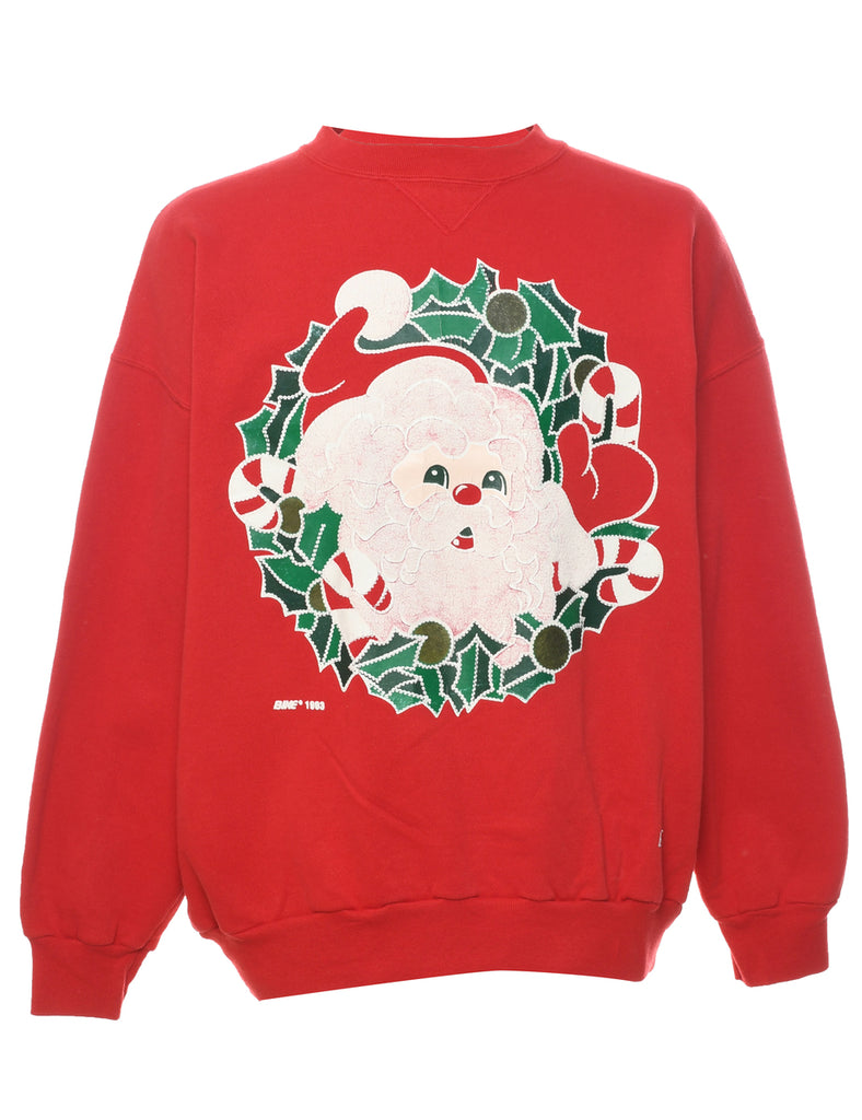 Santa Claus  Christmas Sweatshirt - XL