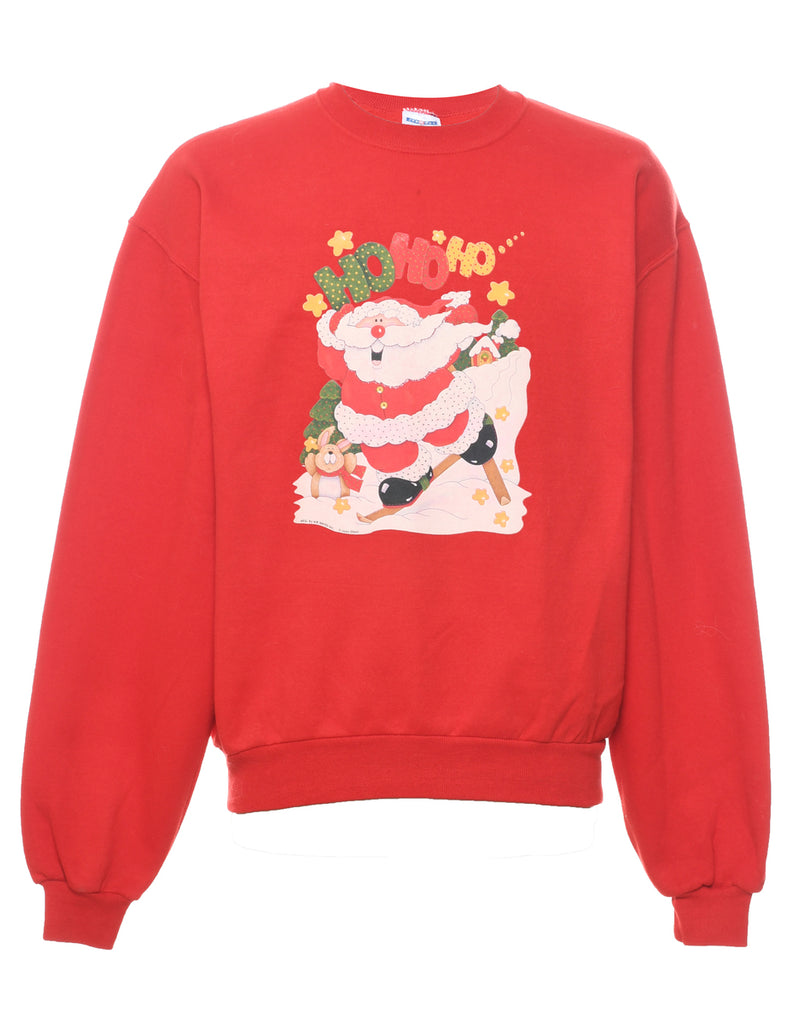 Santa Claus  Christmas Sweatshirt - XL