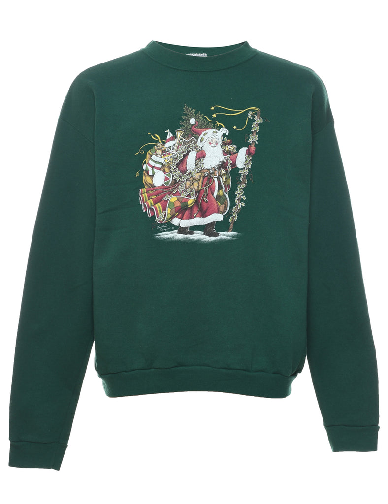 Santa Claus  Christmas Sweatshirt - XL