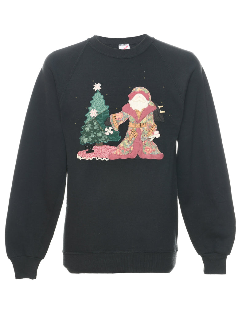 Santa Claus  Christmas Sweatshirt - M