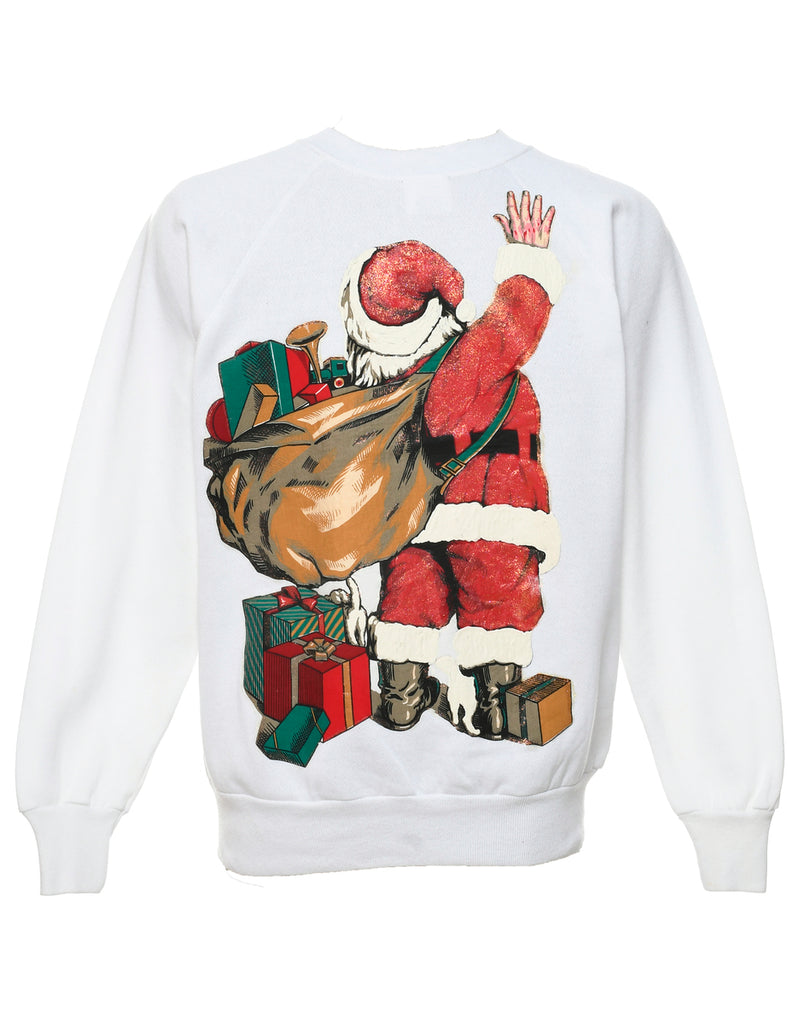 Santa Claus Christmas Sweatshirt - L