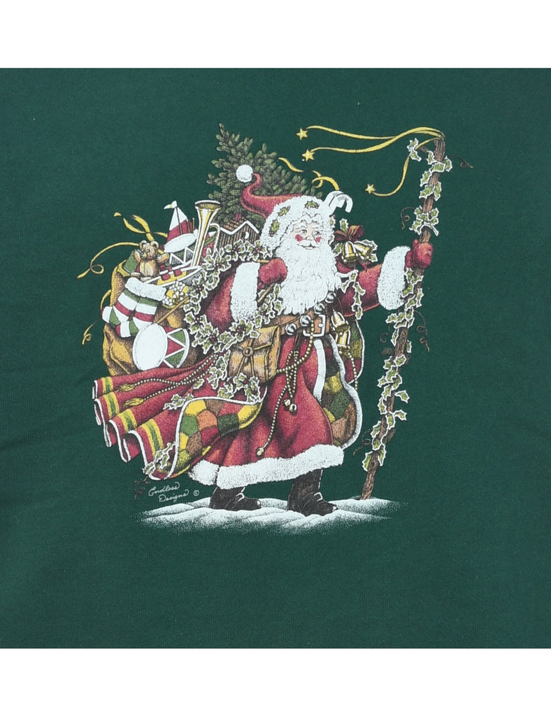 Santa Claus  Christmas Sweatshirt - XL