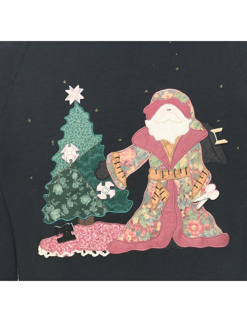 Santa Claus  Christmas Sweatshirt - M