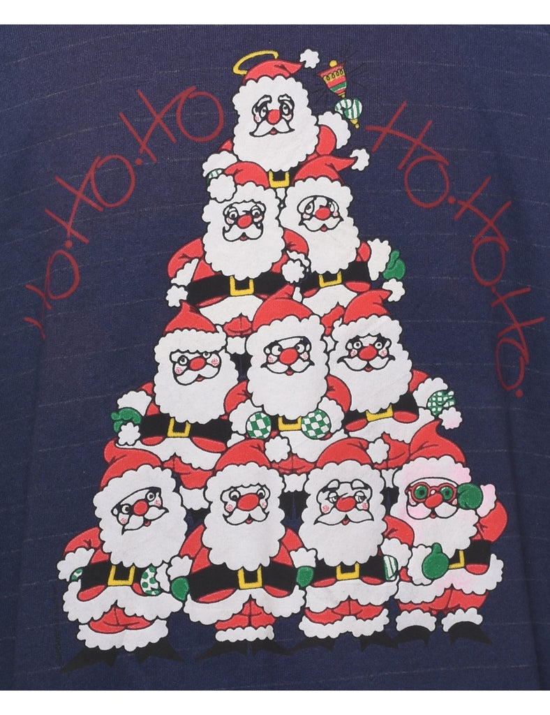 Santa Claus Christmas Sweatshirt - L