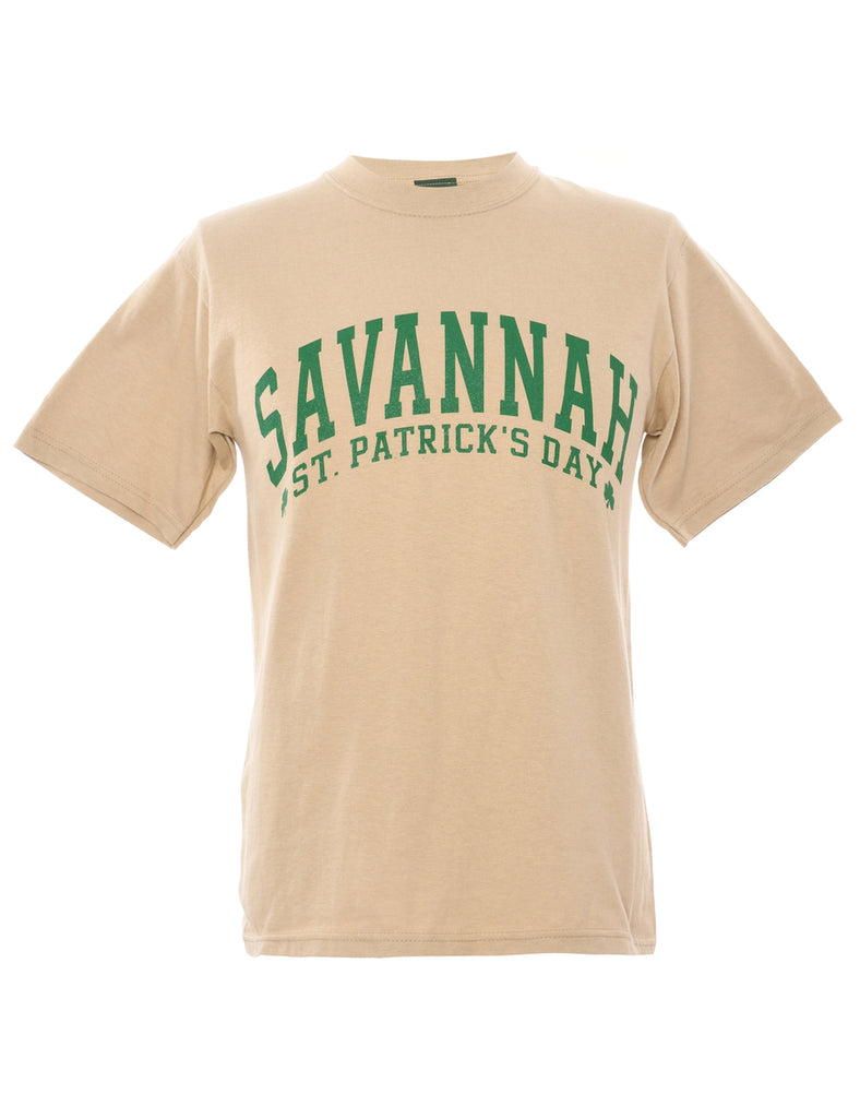 Savanah St Patricks Day Printed T-shirt - S