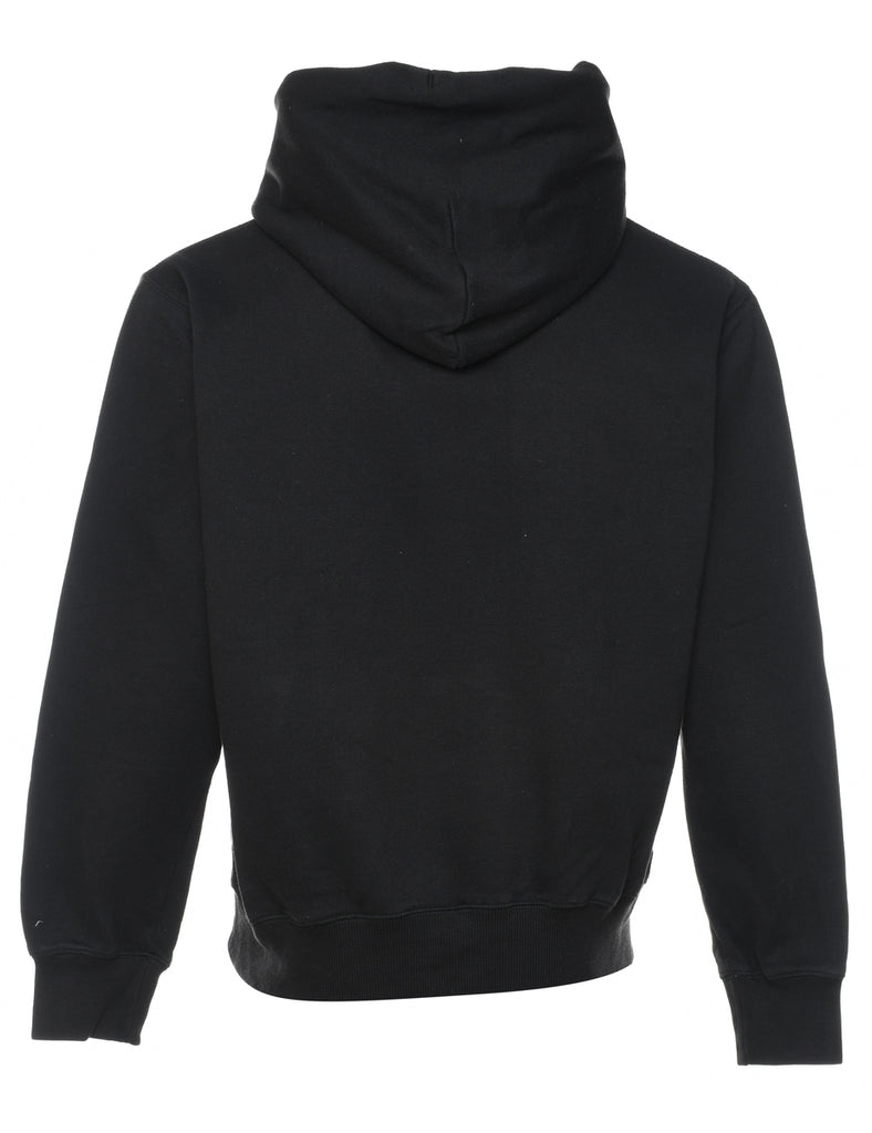 Sea World Black Printed Hoodie - L