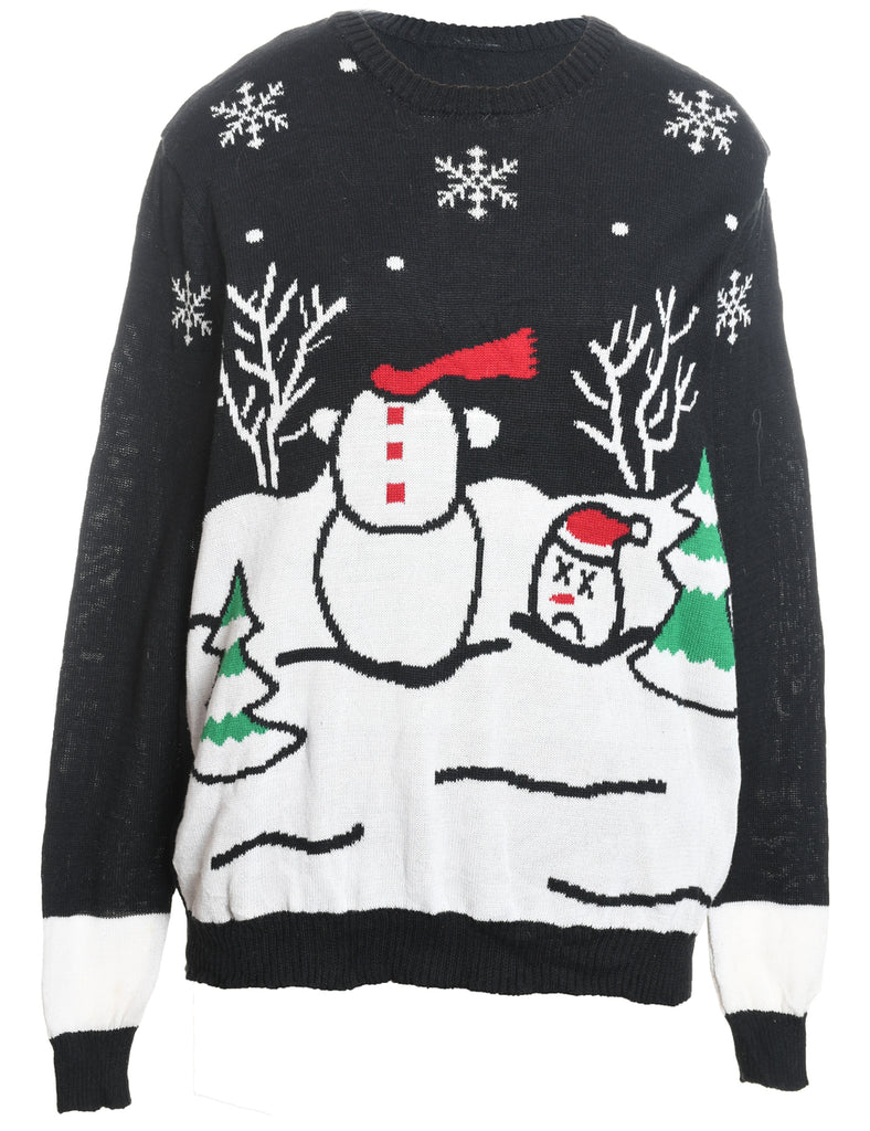 Snowman Christmas Jumper - XL