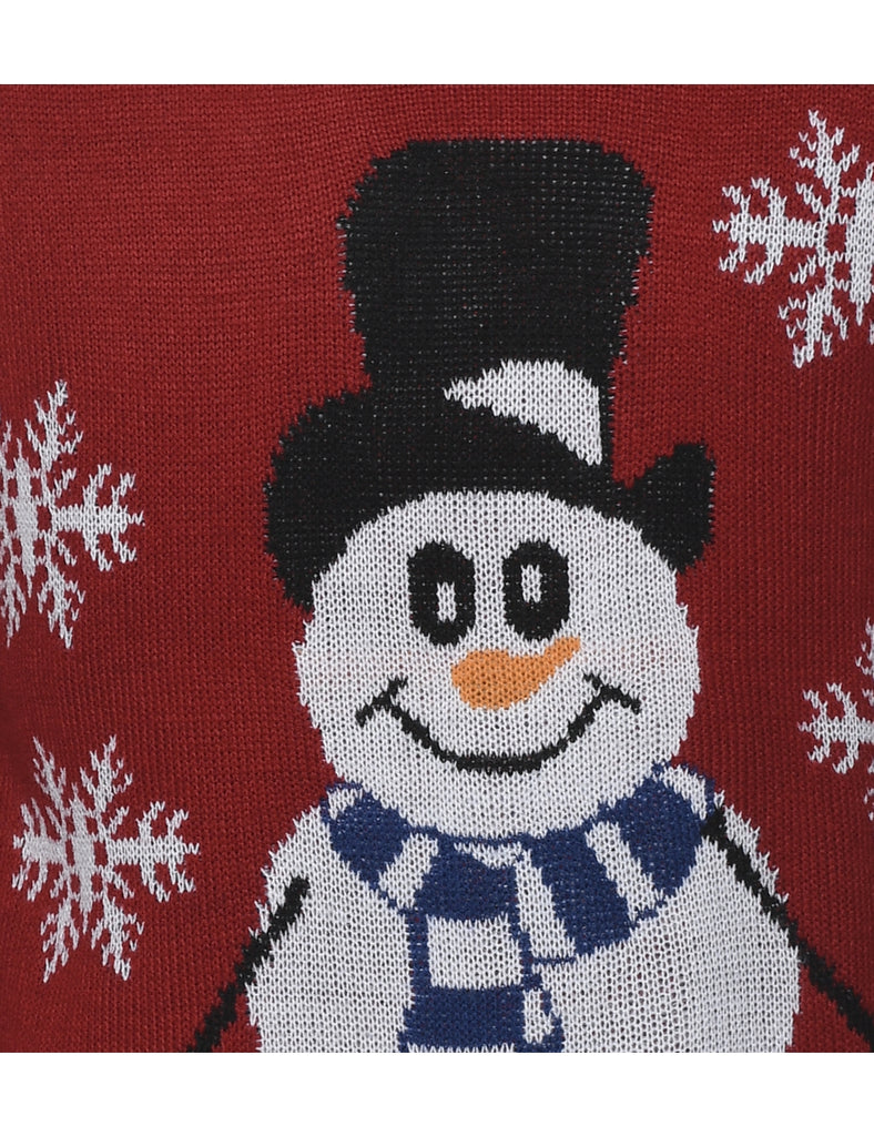 Snowman Christmas Jumper - S