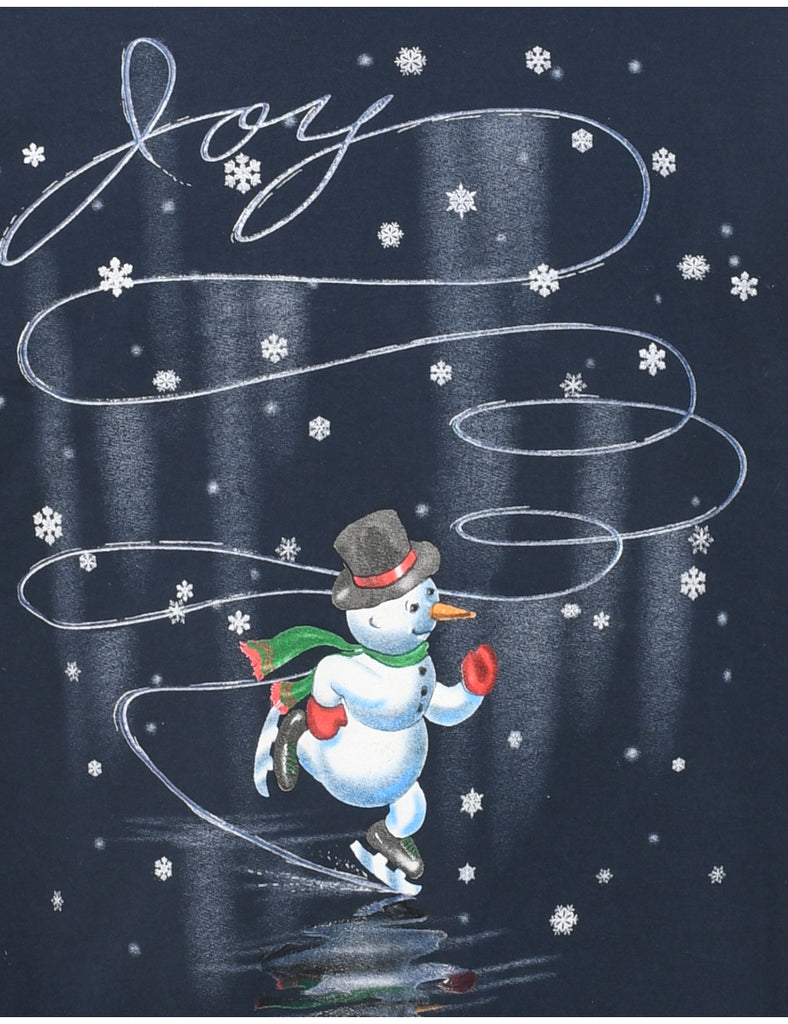 Snowman Christmas Sweatshirt - XL