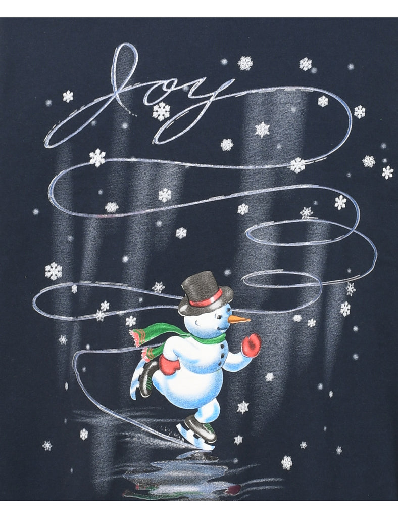 Snowman Christmas Sweatshirt - XL