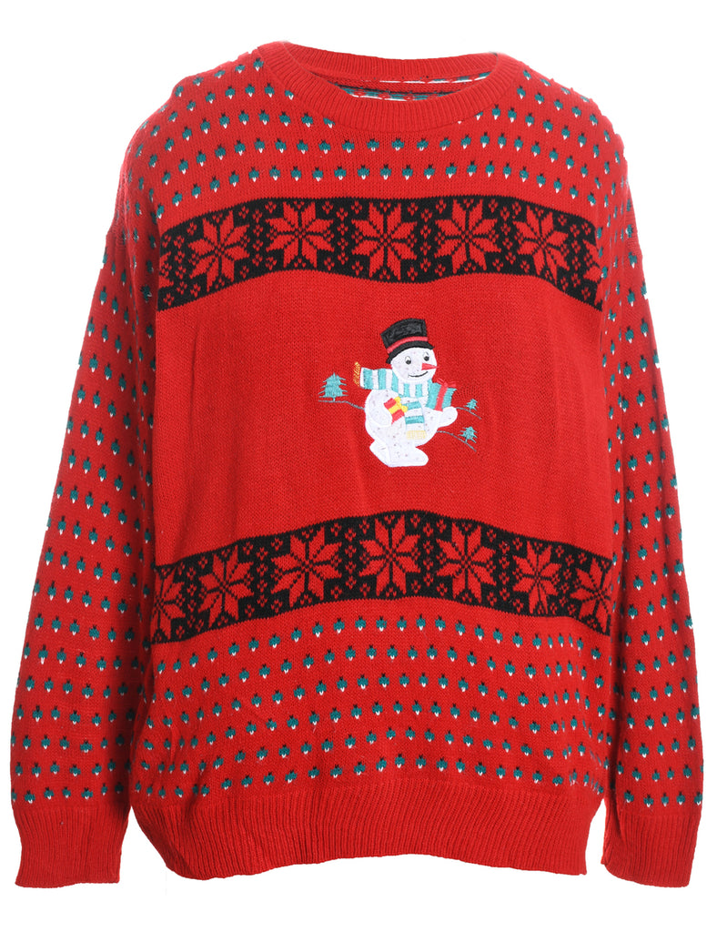 Snowman Nordic Jumper - L