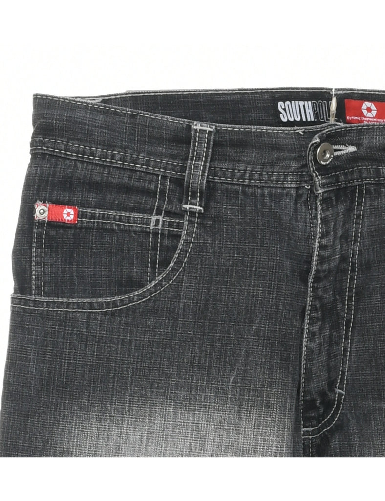 Stone Wash Straight Fit Jeans - W34 L34