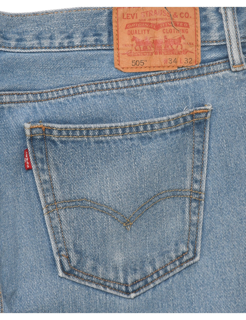 Straight Leg Levis 505 Jeans - W34 L32