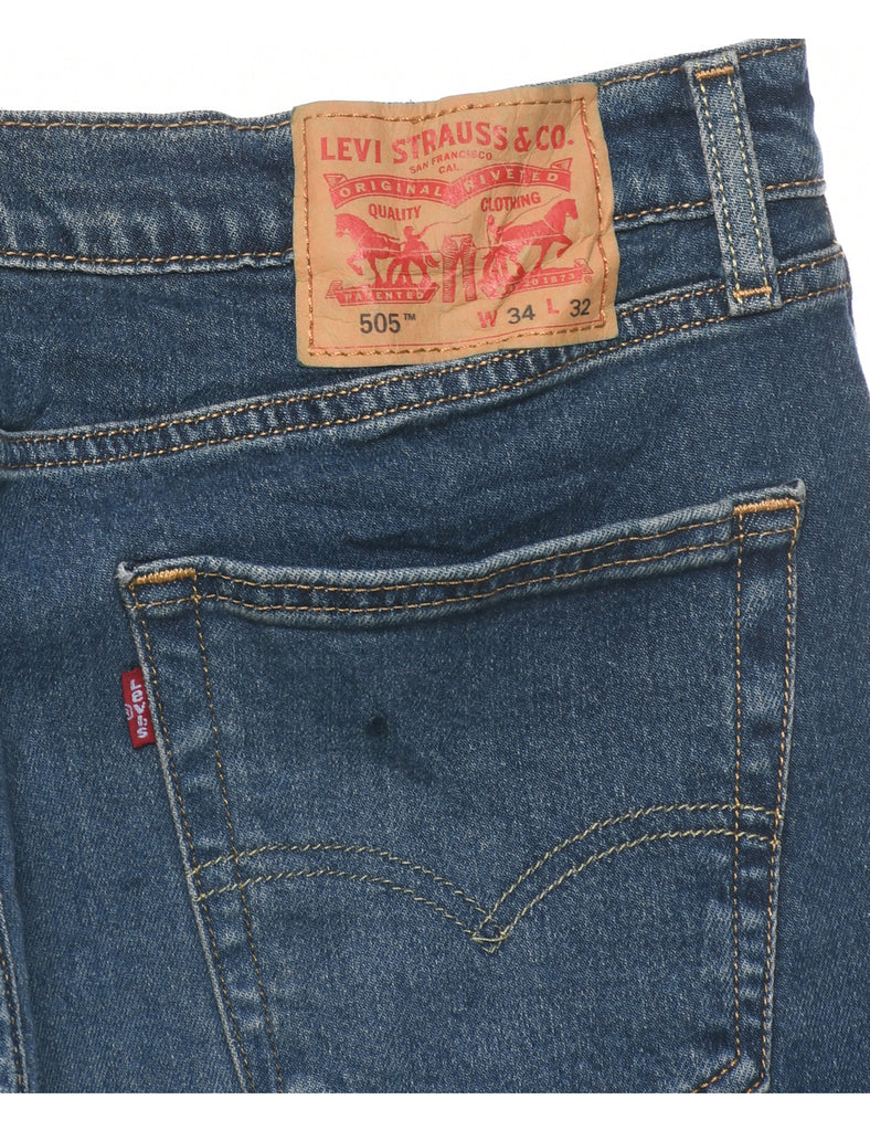 Straight Leg Levis 505 Jeans - W34 L32