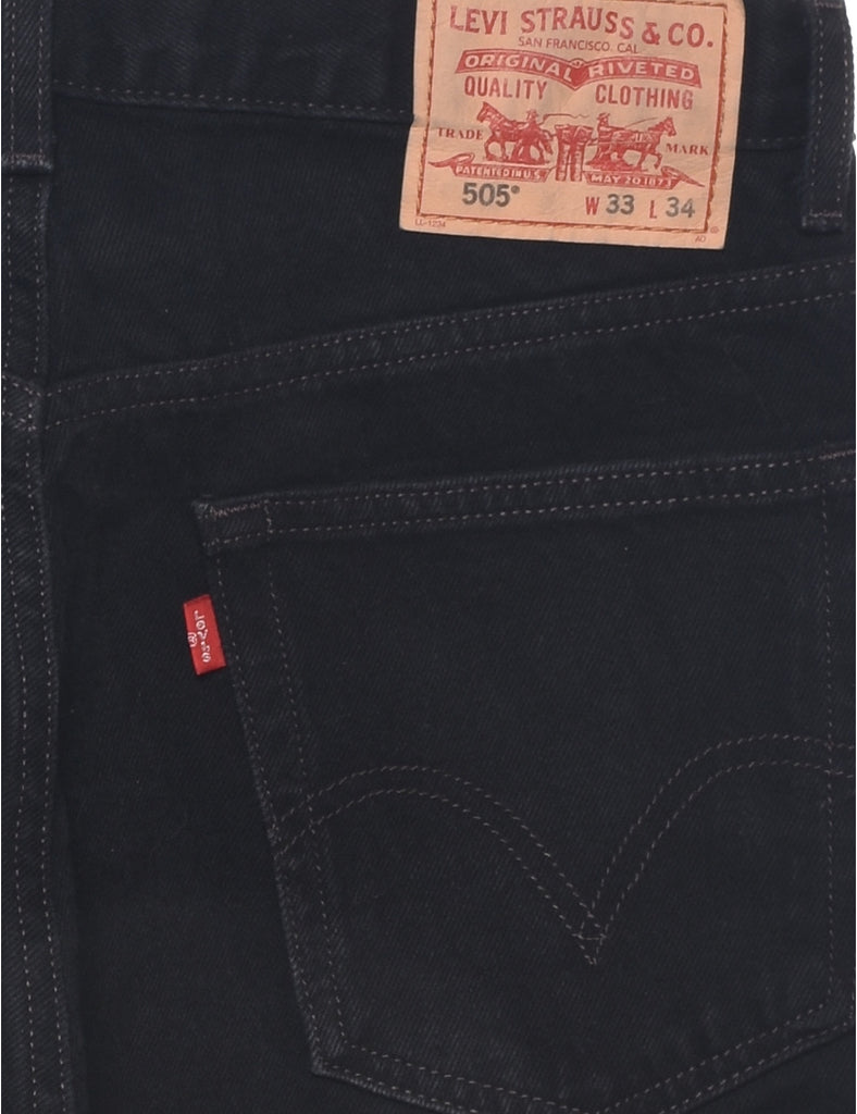 Straight Leg Levis 505 Jeans - W33 L34