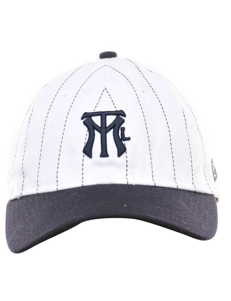 Striped Pattern Embroided Cap - XS