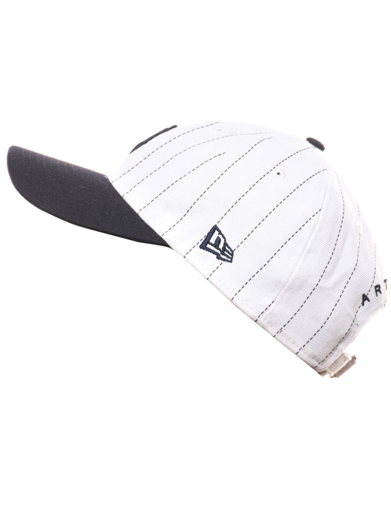 Striped Pattern Embroided Cap - XS