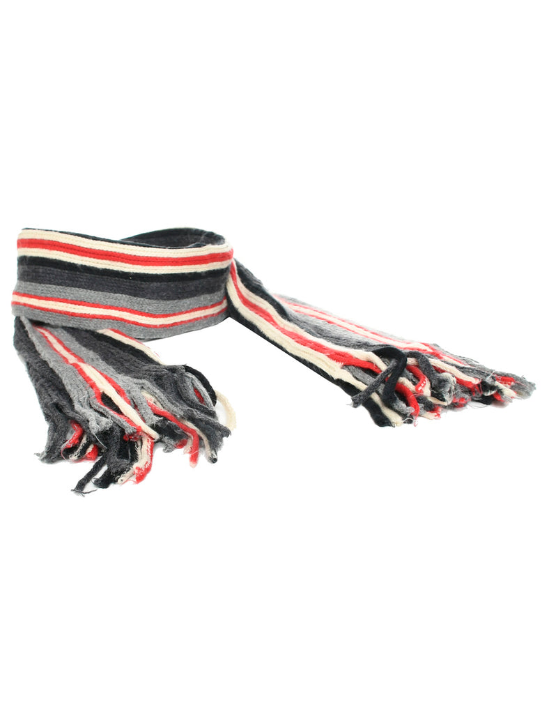 Striped Winter Scarf - M