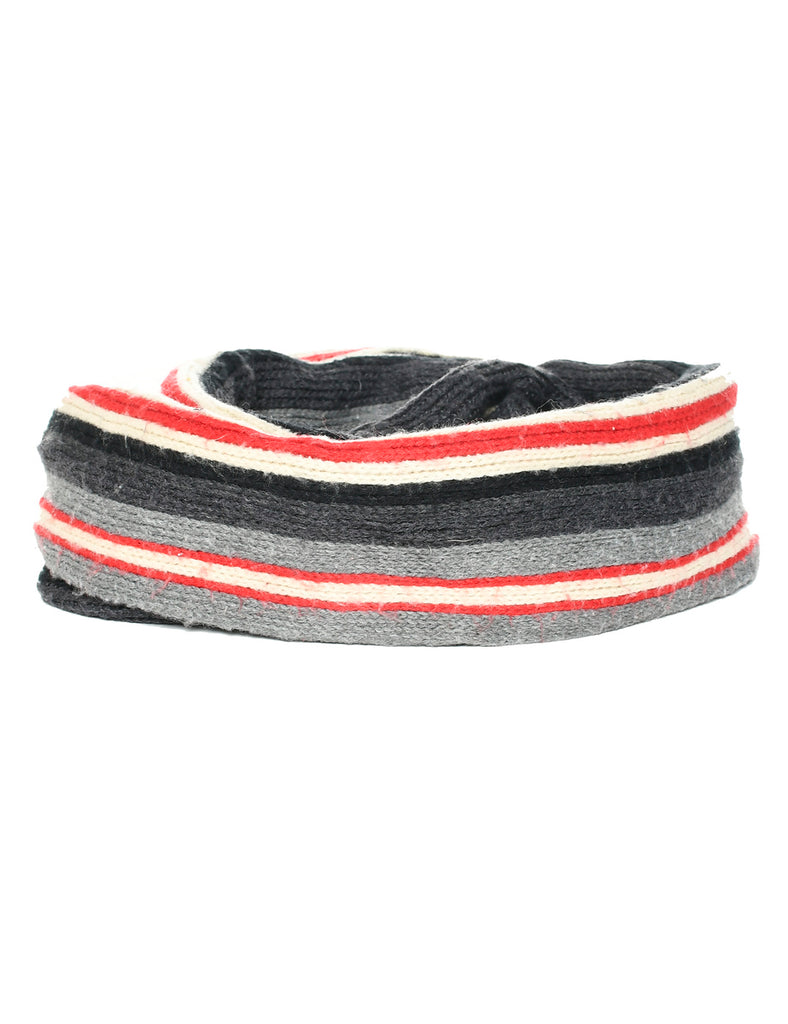 Striped Winter Scarf - M