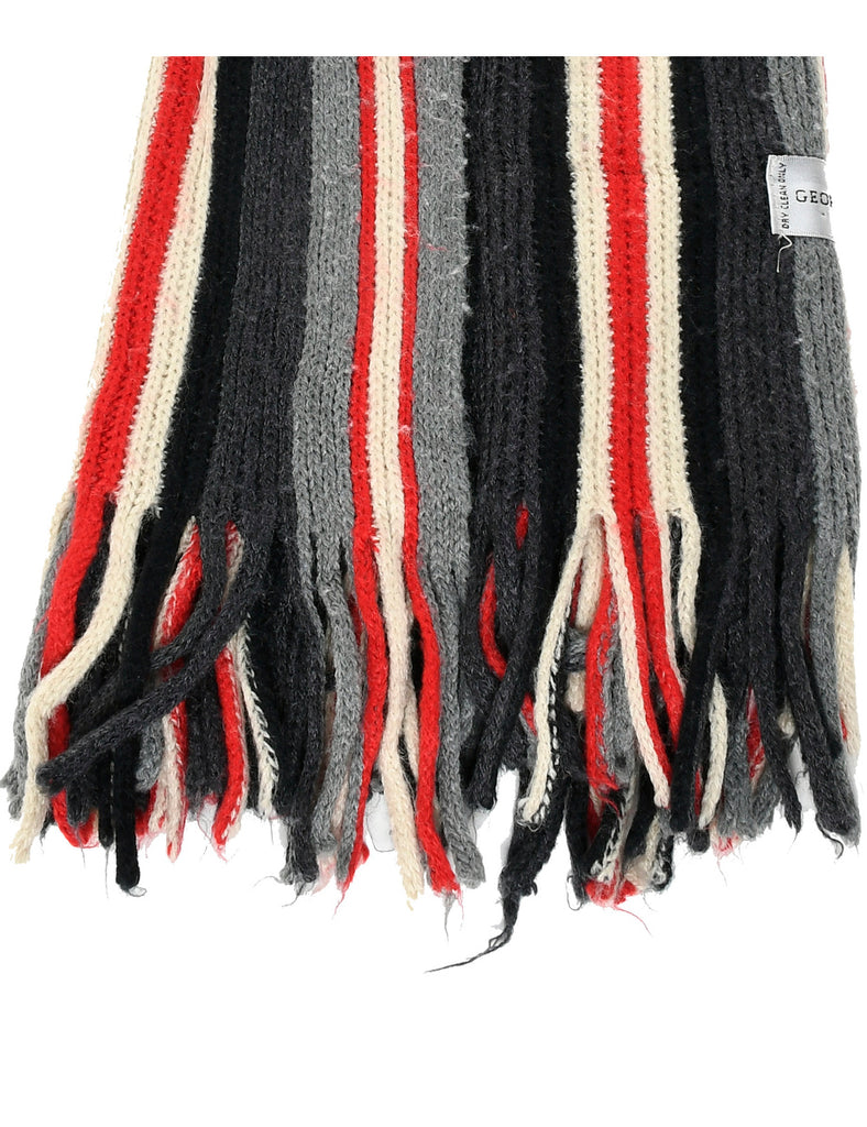 Striped Winter Scarf - M